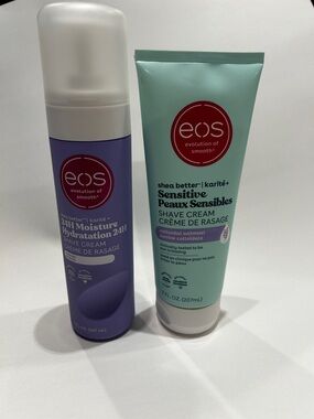 eos Evolution of Smooth Shave Cream Sensitive Skin formulas lavender scent new